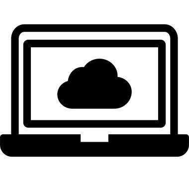 Kolayca değiştirebilen ya da düzenleyebilen Laptop Hava Durumu Vektörü simgesi