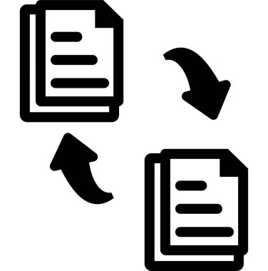 Kolayca düzenleyebilen ve düzenleyebilen Dosya Paylaşımı Vektör simgesi