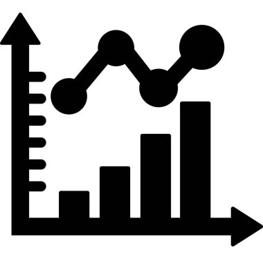 Kolayca düzenleyebilen ya da düzenleyebilen Grafik İstatistik Vektörü simgesi