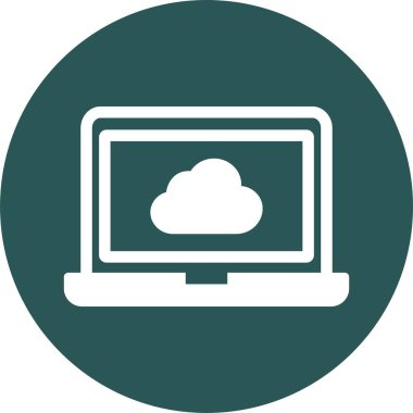 Kolayca değiştirebilen ya da düzenleyebilen Laptop Hava Durumu Vektörü simgesi