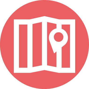 Kolayca değiştirebilen veya düzenleyebilen Konum Pin Vektörü simgesi