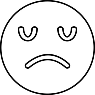 Kolayca değiştirebilen ya da düzenleyebilen tatmin edilmiş Emoji Vektör simgesi