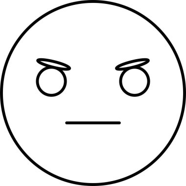 Kolayca değiştirebilen ya da düzenleyebilen Kızgın Vektör simgesi