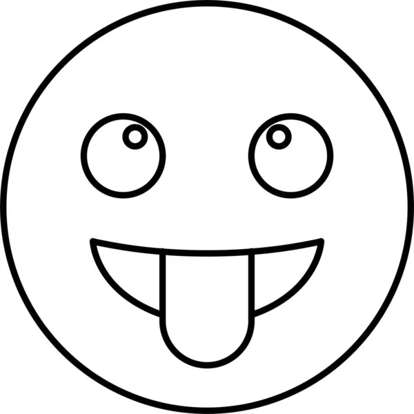 Sonrisa Emoji Vector Icono Que Puede Modificar Editar Fácilmente — Vector de stock