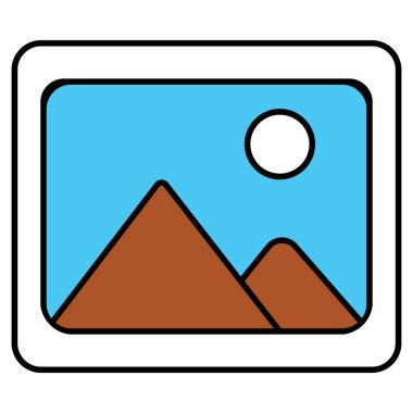 Kolayca düzenleyebilen ve düzenleyebilen Resim Vektörü simgesi