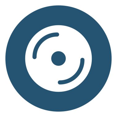 Kolayca düzenleyebilen veya düzenleyebilen CD Vektör simgesi