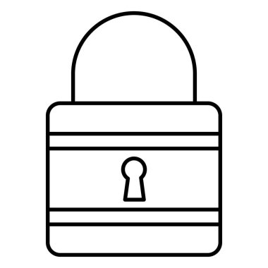 Kolayca değiştirebilen veya düzenleyebilen Vektör simgesini kilitle