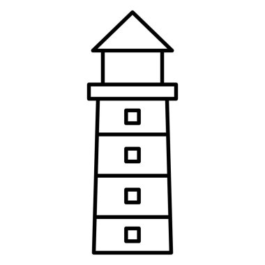 Kolayca değiştirebilen ya da düzenleyebilen Işık Evi Vektörü simgesi