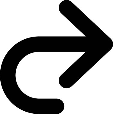 Kolayca düzenleyebilen ve düzenleyebilen Sağ Ok Vektörü simgesi