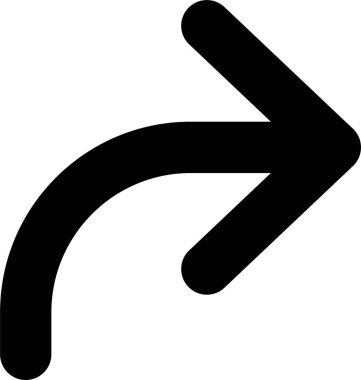 Kolayca düzenleyebilen ve düzenleyebilen Sağ Ok Vektörü simgesi