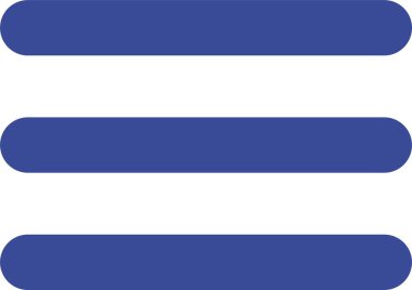 Kolayca düzenleyebilen veya düzenleyebilen Menü Çubuğu Vektör simgesi