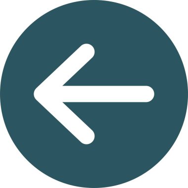 Kolayca düzenleyebilen ve düzenleyebilen Sol Ok Vektörü simgesi