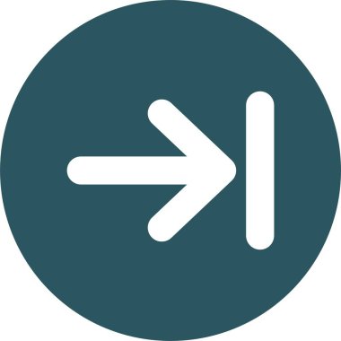 Kolayca değiştirebilen veya düzenleyebilen bir sonraki ok vektörü simgesi