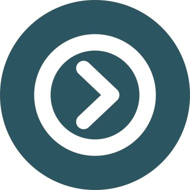 Kolayca değiştirebilen veya düzenleyebilen bir sonraki ok vektörü simgesi