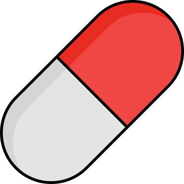 Kolayca düzenleyebilen veya düzenleyebilen Kapsül Vektör simgesi