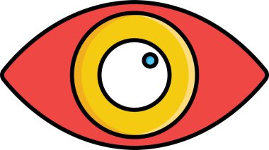 Kolayca değiştirebilen veya düzenleyebilen Göz Vektörü simgesi