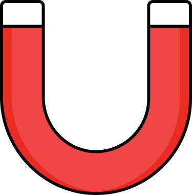 Kolayca değiştirebilen ya da düzenleyebilen manyetik vektör simgesi