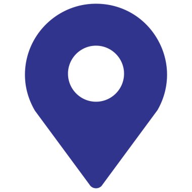 Kolayca değiştirebilen veya düzenleyebilen konum vektörü simgesi