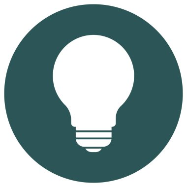 Kolayca değiştirebilen ya da düzenleyebilen Ampul Vektörü simgesi