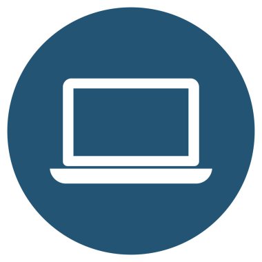 Kolayca değiştirebilen ya da düzenleyebilen dizüstü bilgisayar vektörü simgesi