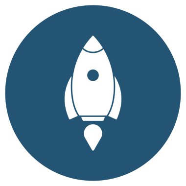 Kolayca düzenleyebilen ya da düzenleyebilen Roket Vektör simgesi