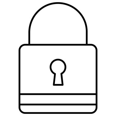 Kolayca değiştirebilen veya düzenleyebilen Vektör simgesini kilitle