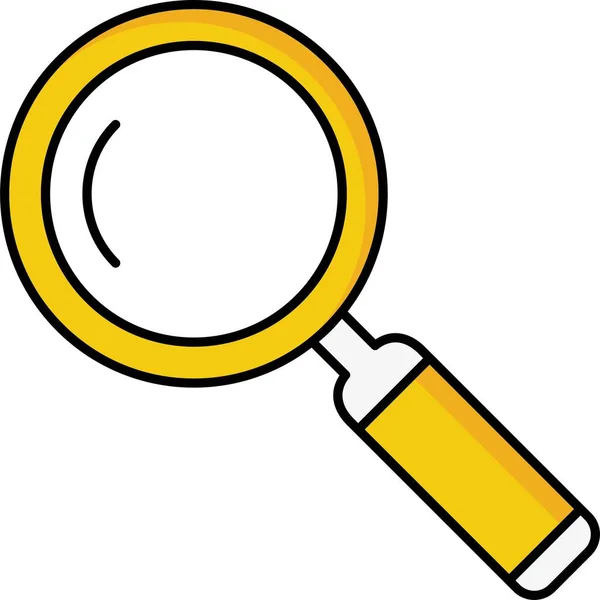 Magnifier Vector Icon Can Easily Modify Edit — Stock Vector