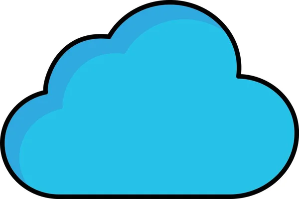 Ikona Cloud Vector Która Może Łatwo Modyfikować Lub Edytować — Wektor stockowy