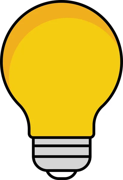 Icône Bulb Vector Qui Peut Facilement Modifier Modifier — Image vectorielle