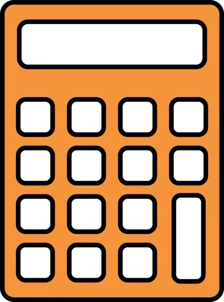 Значок Вектора Калькулятора Который Легко Изменять Редактировать — стоковый вектор