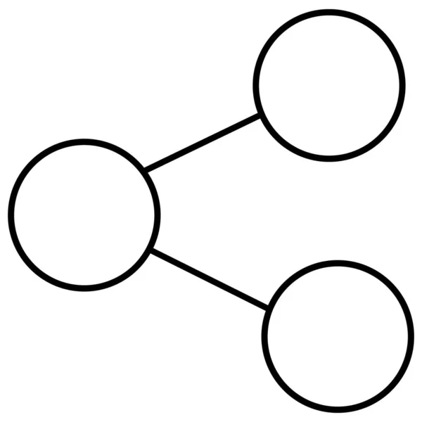 Sdílet Ikonu Vektoru Která Může Snadno Upravit Nebo Upravit — Stockový vektor