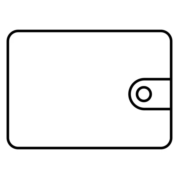 수정하거나 편집할 수있는 Wallet Vector 아이콘 — 스톡 벡터