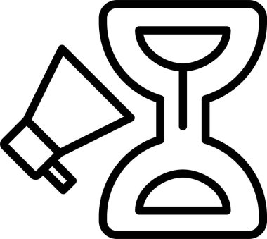 Kolayca değiştirebilen veya düzenleyebilen Kampanya zamanlama vektörü simgesi