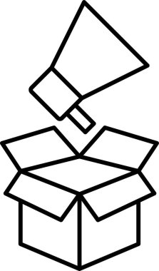 Kolayca düzenleyebilen ya da düzenleyebilen duyuru Vektörü simgesi