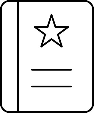 Kolayca düzenleyebilen veya düzenleyebilen Kitap İşaretleme Vektörü simgesi