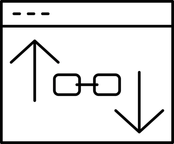 Hipervínculo Vector Icono Que Puede Modificar Editar Fácilmente — Archivo Imágenes Vectoriales