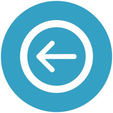 Kolayca düzenleyebilen ve düzenleyebilen Sol Ok Vektörü simgesi