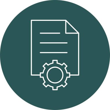 Kolayca düzenleyebilen veya düzenleyebilen Yönetim Vektörü simgesi