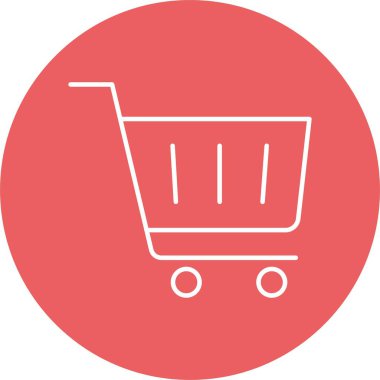 Kolayca değiştirebilen veya düzenleyebilen Cart Vektör simgesi