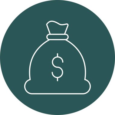 Kolayca düzenleyebilen ya da düzenleyebilen Pazarlama Çanta Vektörü simgesi