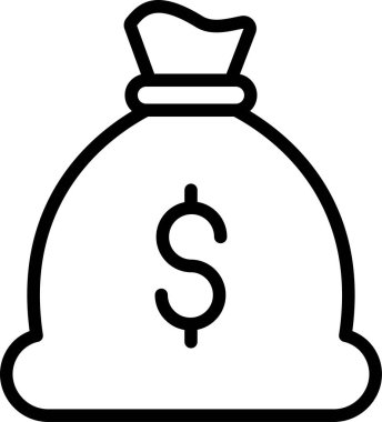 Kolayca düzenleyebilen ya da düzenleyebilen Pazarlama Çanta Vektörü simgesi