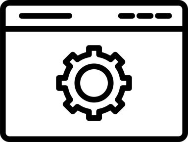 Kolayca değiştirebilen veya düzenleyebilen optimizasyon Vektör simgesi