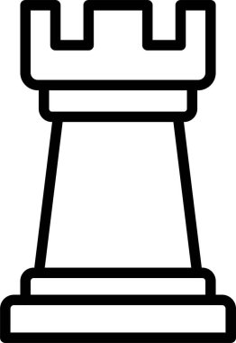 Kolayca düzenleyebilen Satranç Vektörü simgesi