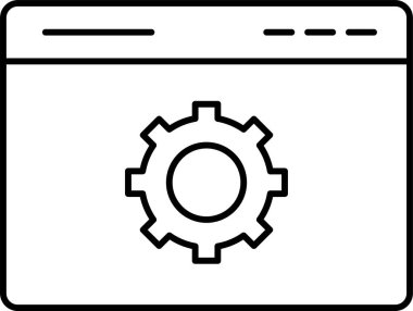 Kolayca değiştirebilen veya düzenleyebilen optimizasyon Vektör simgesi