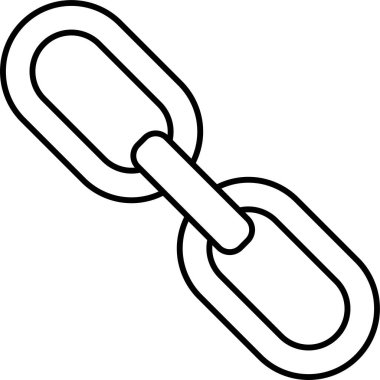 Kolayca düzenleyebilen veya düzenleyebilen Bağlantı Vektörü simgesi