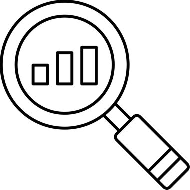 Kolayca değiştirebilen ya da düzenleyebilen Büyüteç Vektör simgesi