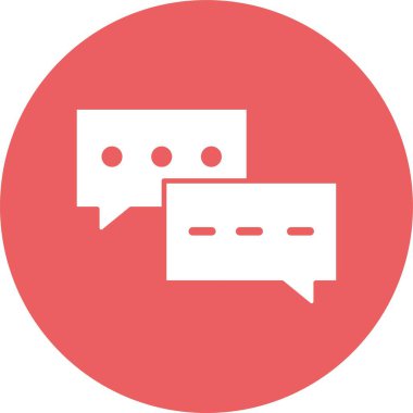 Kolayca değiştirebilen veya düzenleyebilen Sohbet Vektörü simgesi