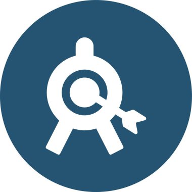 Kolayca değiştirebilen ya da düzenleyebilen hedef vektör simgesi