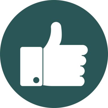 Kolayca düzenleyebilen ya da düzenleyebilen Başparmak Yukarı Vektör simgesi