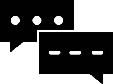 Kolayca değiştirebilen veya düzenleyebilen Sohbet Vektörü simgesi